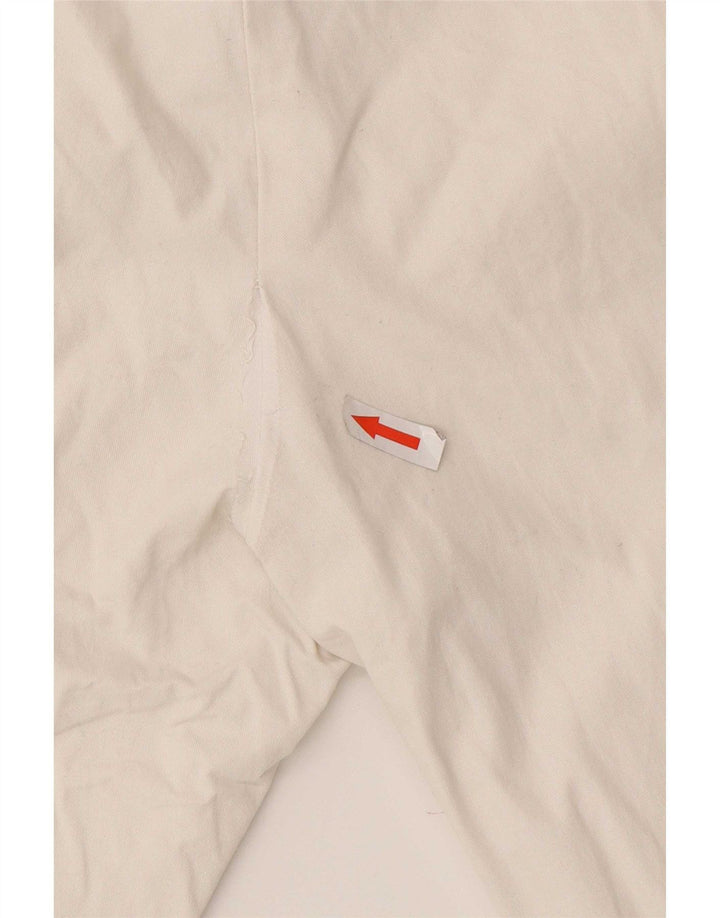 Pantalon Chino Slim Femme Zara Moyen W32 L30 Coton Blanc