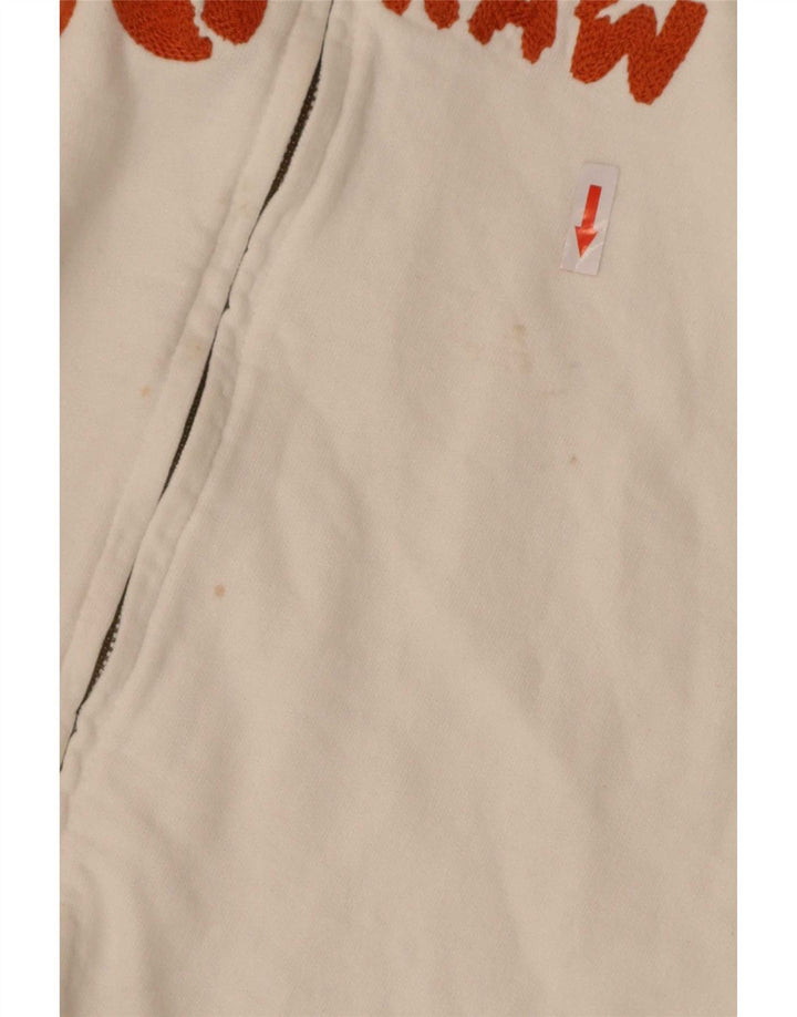 G-Star Veste de survêtement graphique pour hommes, grand, en coton color block blanc