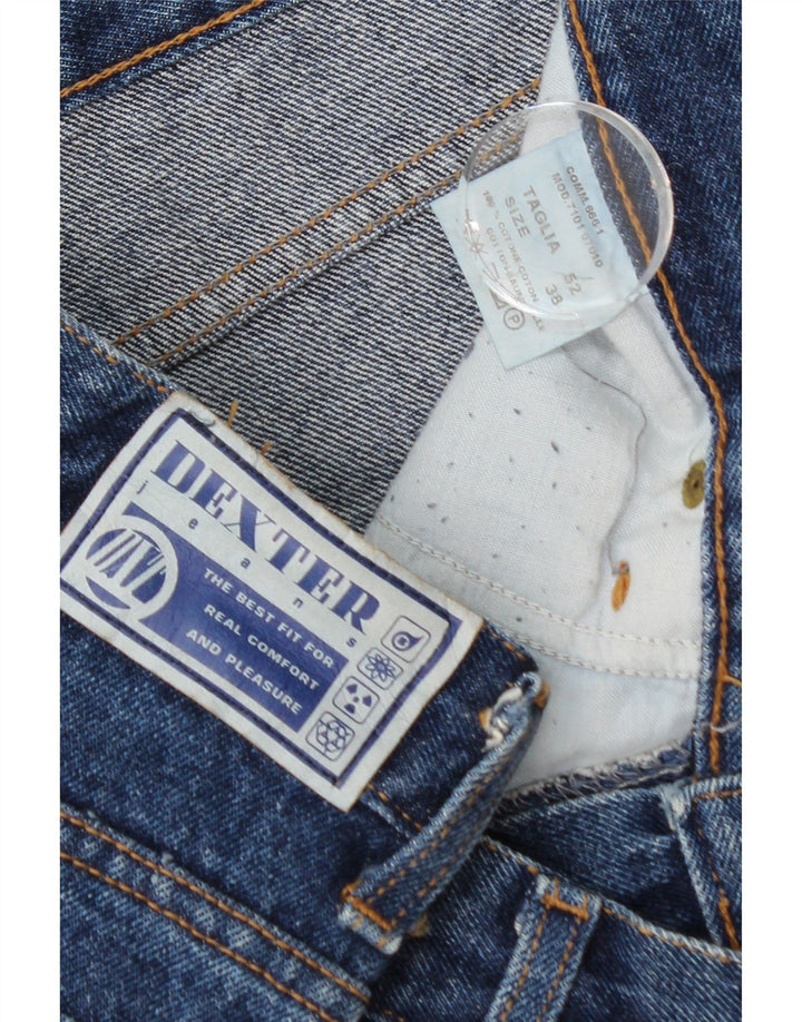 DEXTER Mens Straight Jeans W38 L29 Blue Cotton Vintage Dexter and Second-Hand Dexter from Messina Hembry 