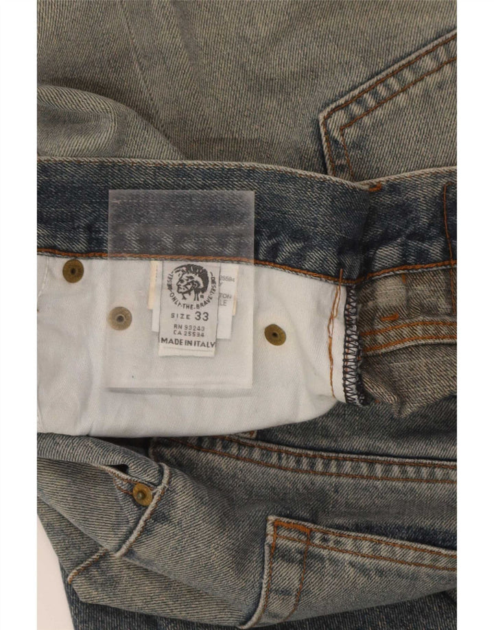 Diesel Jean Droit Homme W33 L35 Bleu Coton