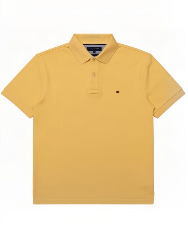 Tommy Hilfiger Polo Homme XL Jaune Coton