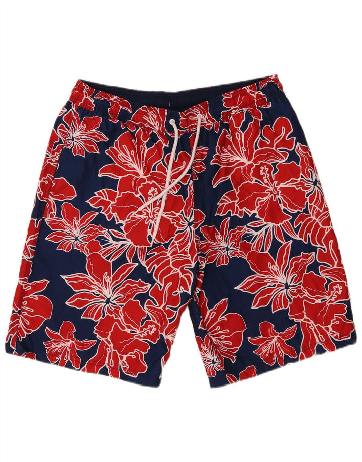 Marks & Spencer Short de bain homme bleu marine moyen polyester floral