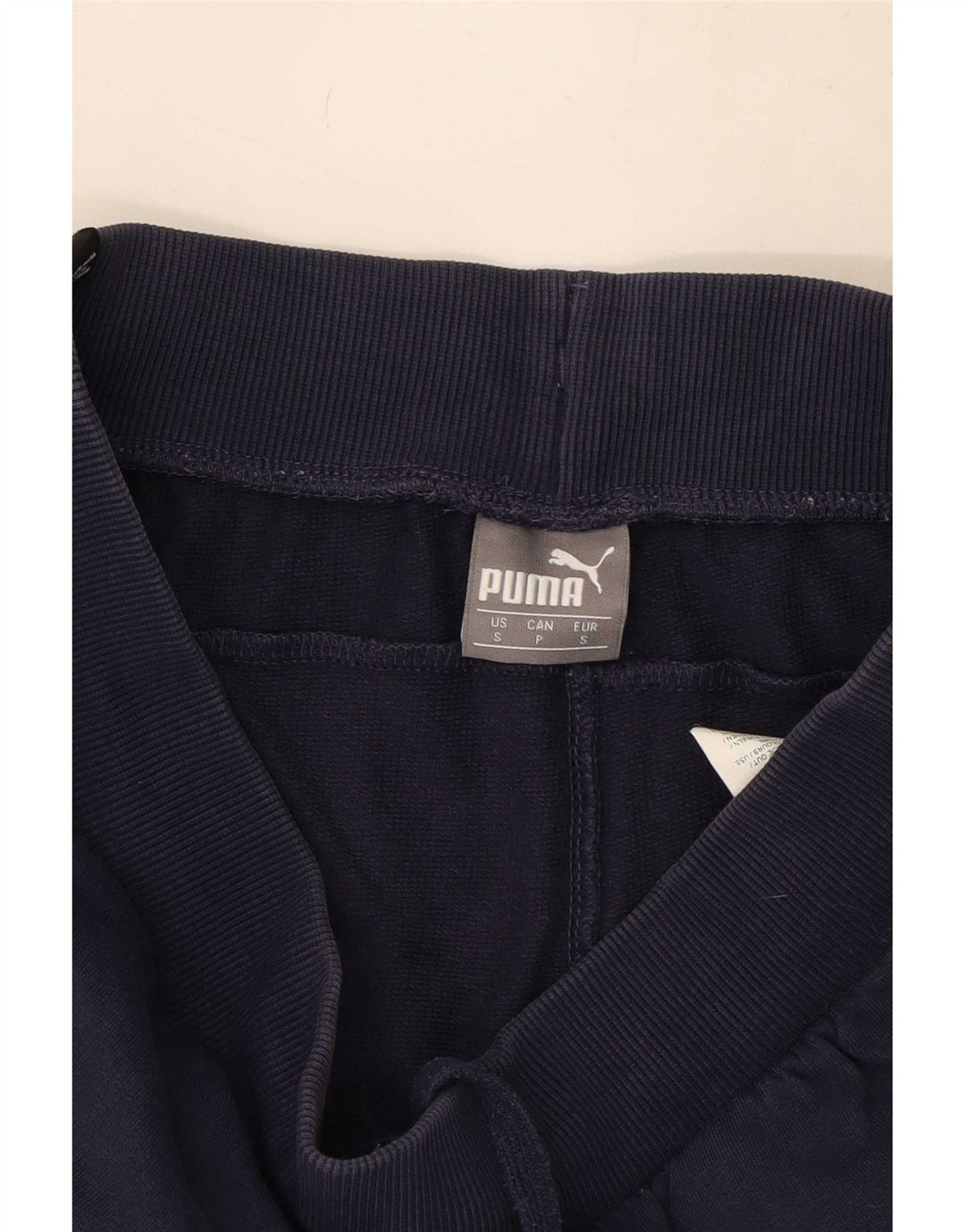 Puma Short de Sport Graphique Homme Petit Bleu Marine Coton