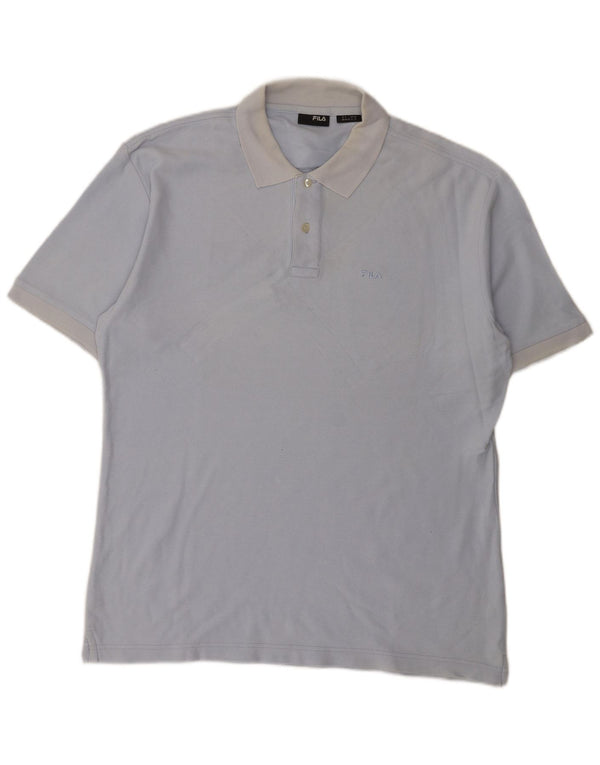 Fila Polo Homme XL Bleu Coton