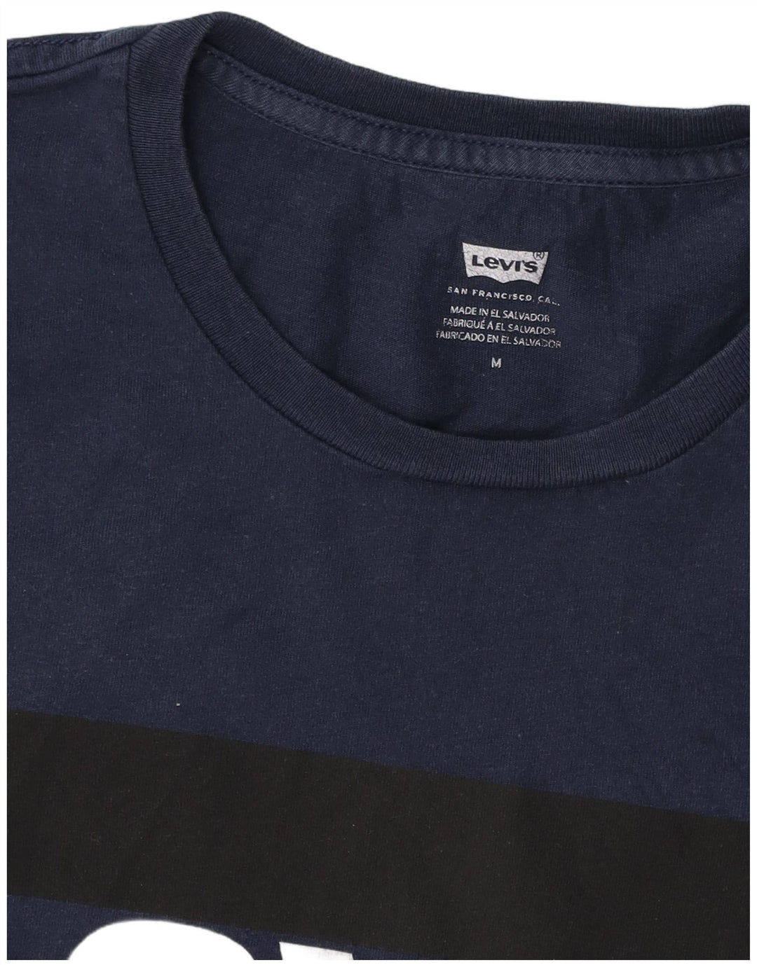 LEVI'S T-Shirt Graphique Homme Bleu Marine Moyen