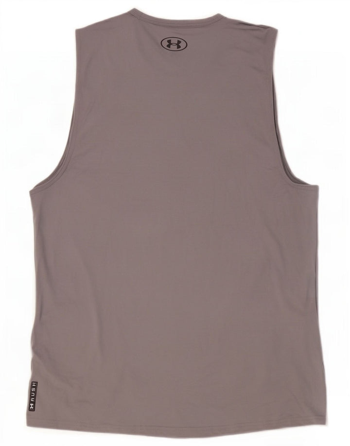 Under Armour Débardeur Homme Gris Moyen Polyester