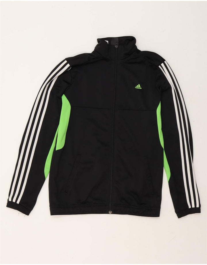 Adidas Veste de survêtement pour homme Petit Noir Colorblock Polyester