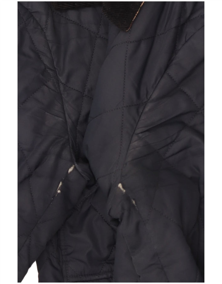 Barbour Veste matelassée pour femme UK 12 Bleu marine moyen