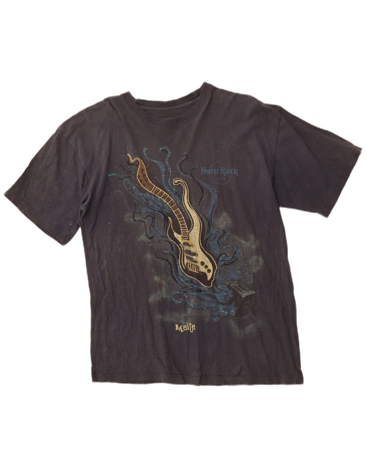 HARD ROCK Tee-Shirt Malta Graphic Homme Gris Moyen Coton