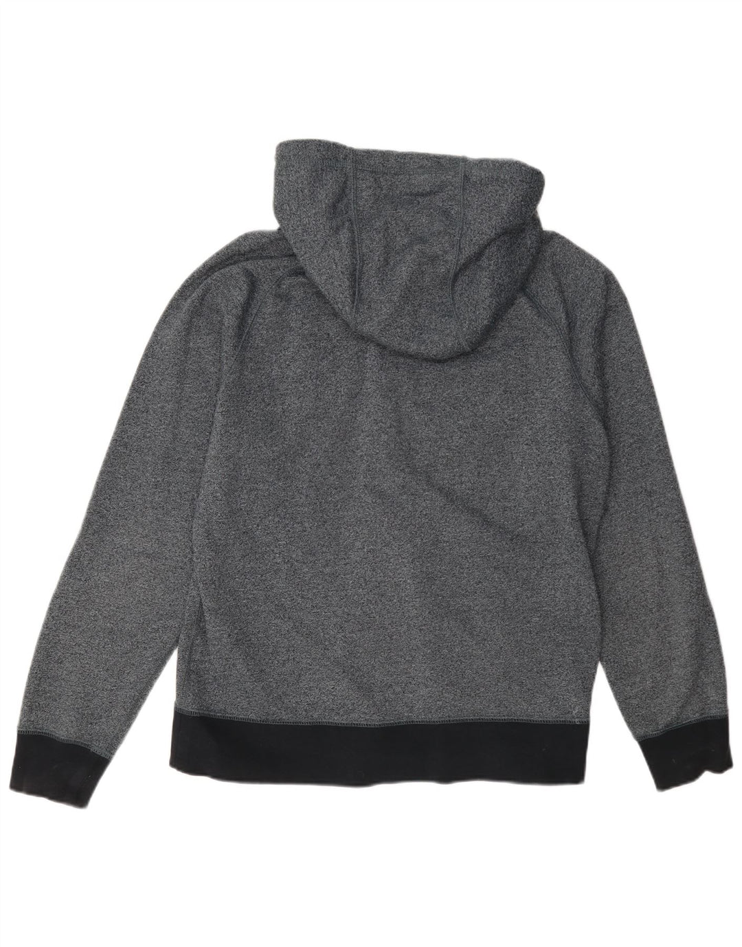 Nike Pull à capuche zippé en coton moucheté bleu marine moyen pour homme