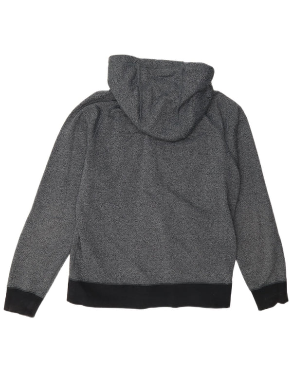 Nike Pull à capuche zippé en coton moucheté bleu marine moyen pour homme