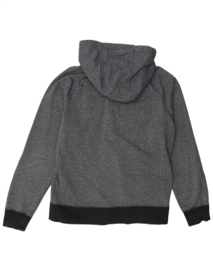 Nike Pull à capuche zippé en coton moucheté bleu marine moyen pour homme