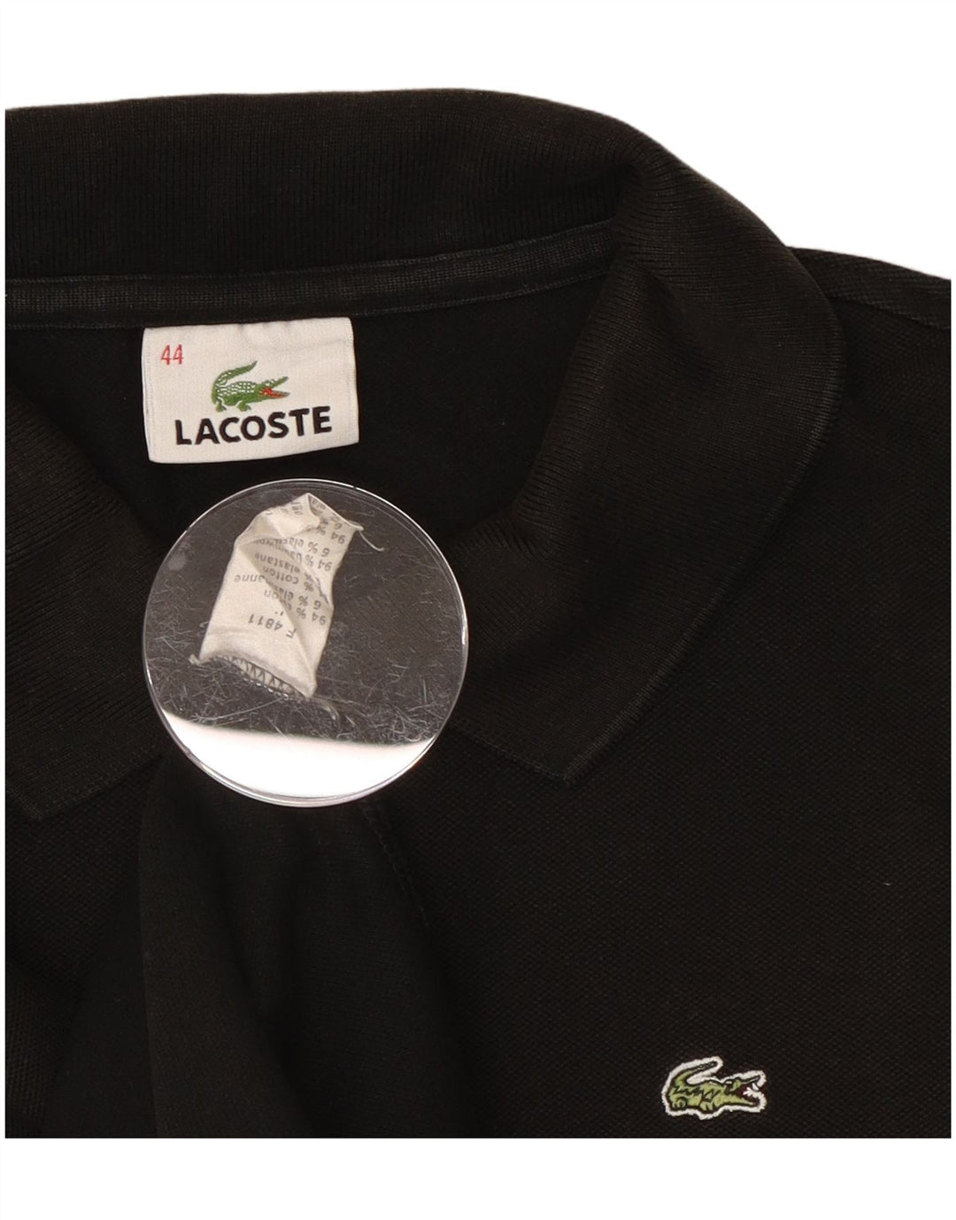 Lacoste Polo Femme Taille 44 Grand Coton Noir