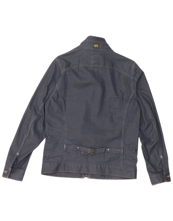 G-Star Veste en jean pour homme UK 40 Large Bleu marine