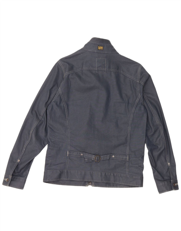 G-Star Veste en jean pour homme UK 40 Large Bleu marine