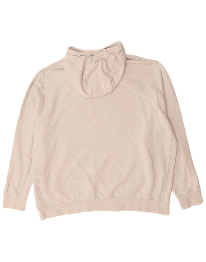 Nike Pull à capuche pour homme en coton blanc 2XL