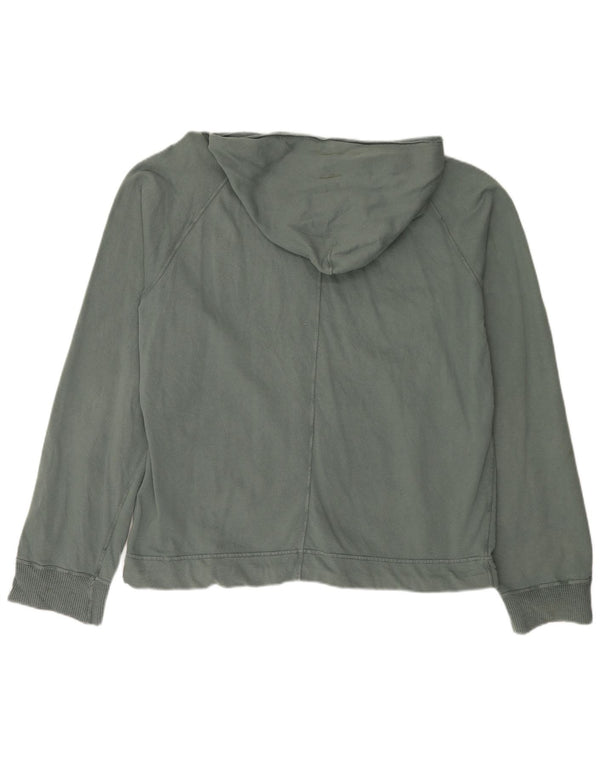DIESEL Pull à capuche graphique pour femme UK 20 2XL Vert Colorblock Coton