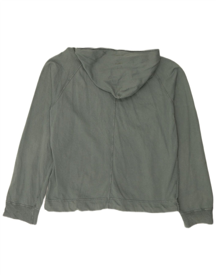DIESEL Pull à capuche graphique pour femme UK 20 2XL Vert Colorblock Coton