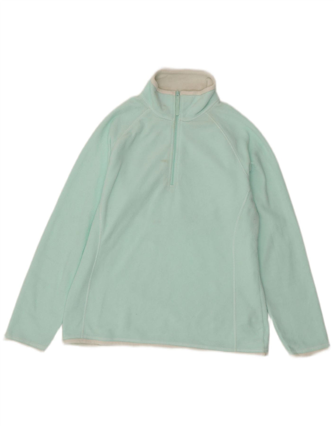 MOUNTAIN WAREHOUSE Pull polaire à col zippé pour femme UK 14 Large Turquoise