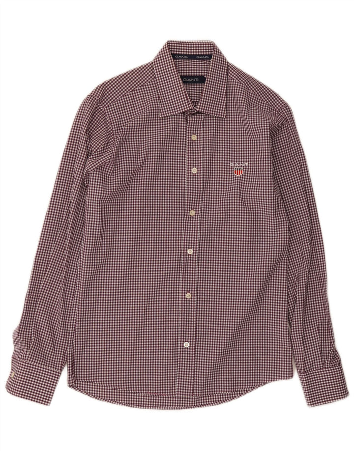 Gant Chemise Homme Grand Vichy Bordeaux
