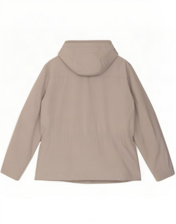 Geox Veste utilitaire à capuche Respira pour femme UK 18 XL Gris Polyester