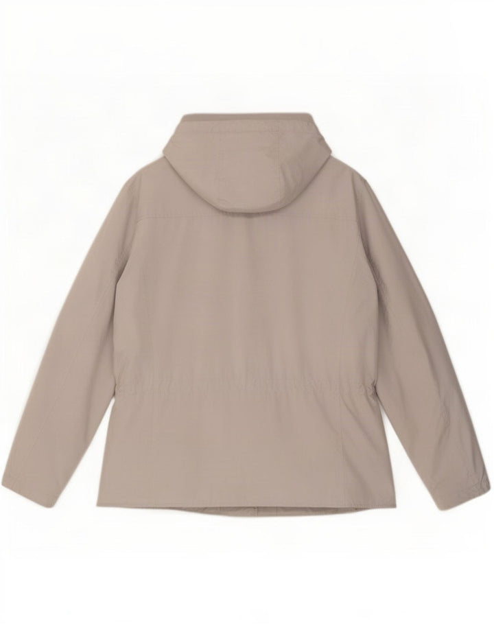 Geox Veste utilitaire à capuche Respira pour femme UK 18 XL Gris Polyester
