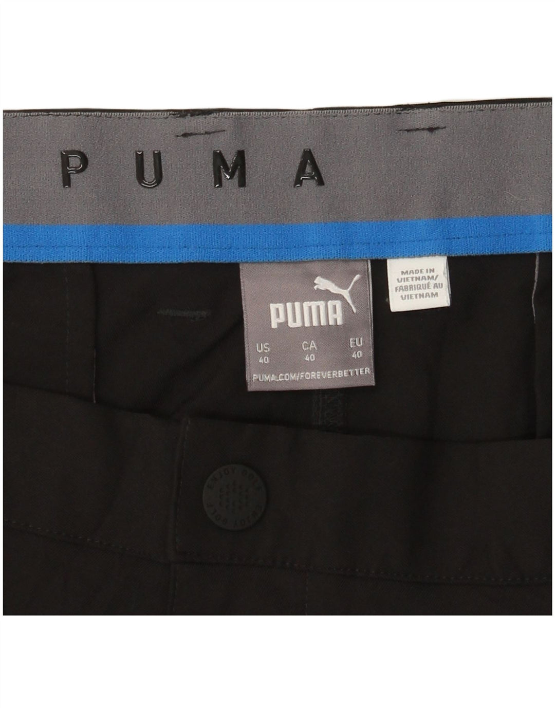 PUMA Short Chino Homme W40 XL Noir
