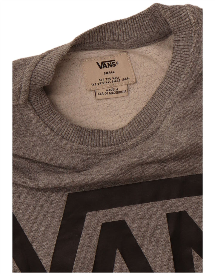 Vans Sweat-shirt graphique pour hommes, petit gris moucheté