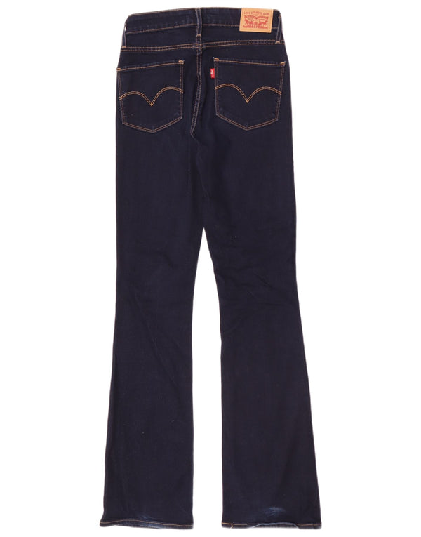 Levi's Jean Bootcut Taille Haute 725 Femme W26 L31 Bleu Marine Coton
