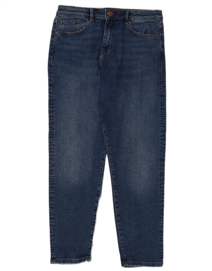 Marks & Spencer Jean Mom Regular Tapered pour femme UK 14 Medium W30 L28 Bleu