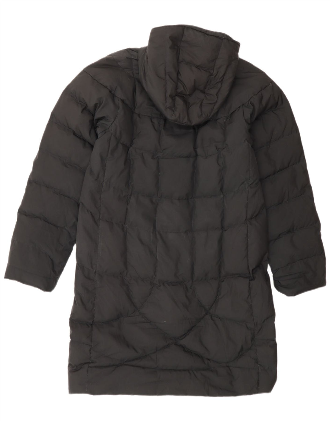 Timberland Manteau rembourré à capuche pour femme UK 14 Polyester noir moyen