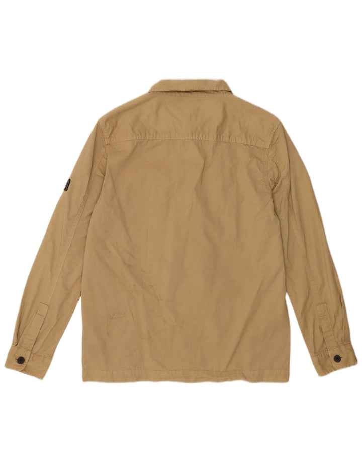 Barbour Chemise Homme Coton Beige Moyen