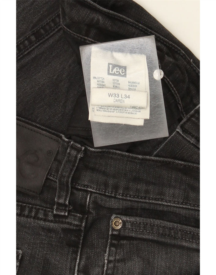 Lee Jean Droit Daren W33 L29 Homme Noir Coton