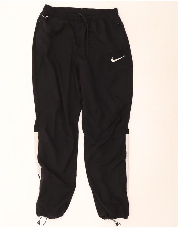 Nike Pantalon de survêtement Dri Fit pour homme Taille L Noir Colorblock