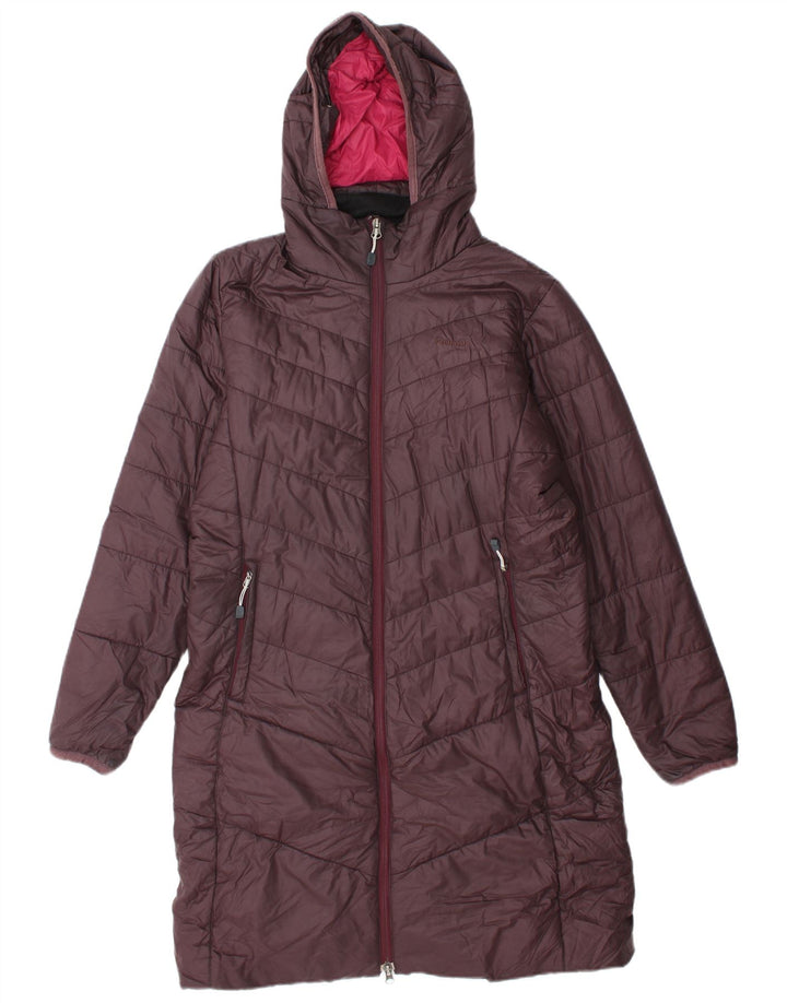 ROHAN Manteau rembourré à capuche pour femme UK 10 Petit Violet Polyester