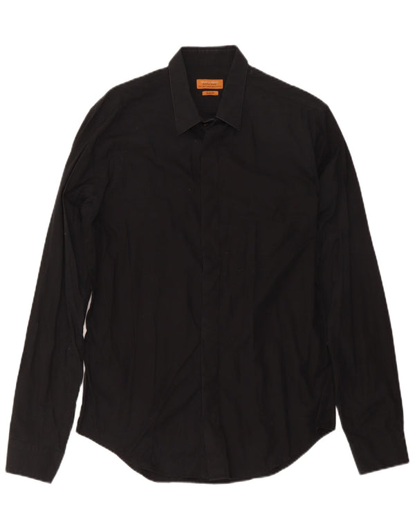 Zara Chemise Slim Fit Homme Noir Moyen