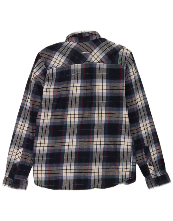 Quiksilver Chemise en Flanelle Garçon 15-16 Ans Bleu Marine à Carreaux