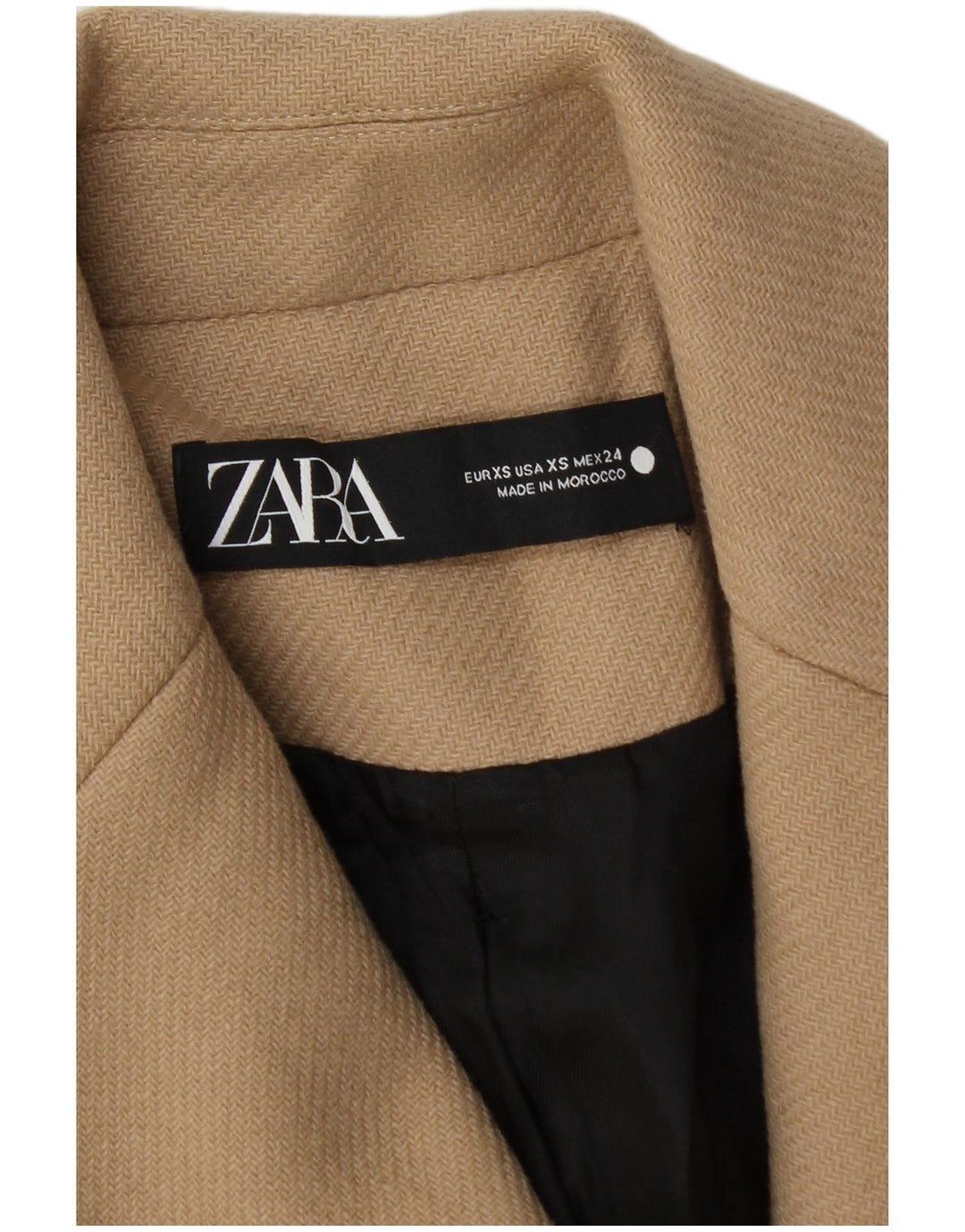Zara Femme Pardessus UK 6 XS Beige