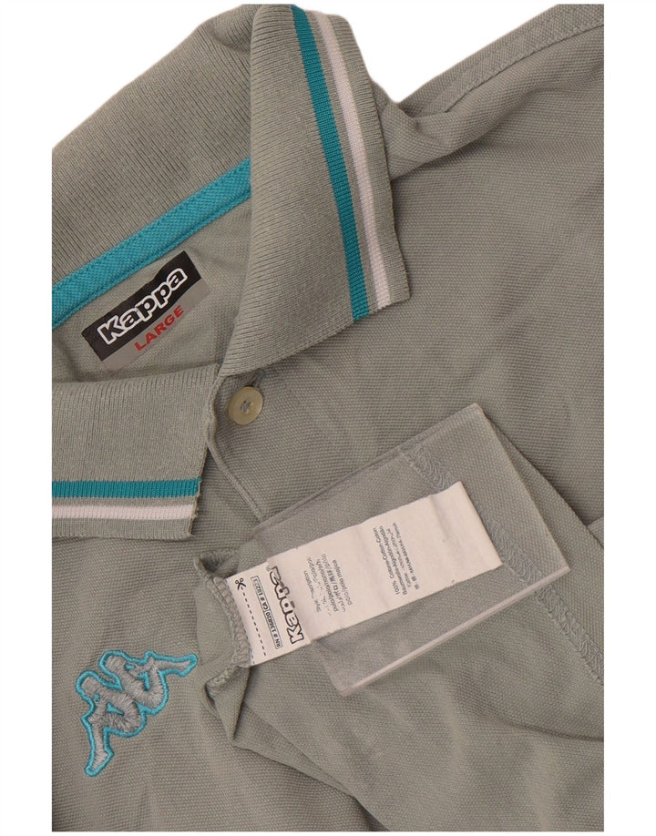 Kappa Polo Homme Grand Gris Coton