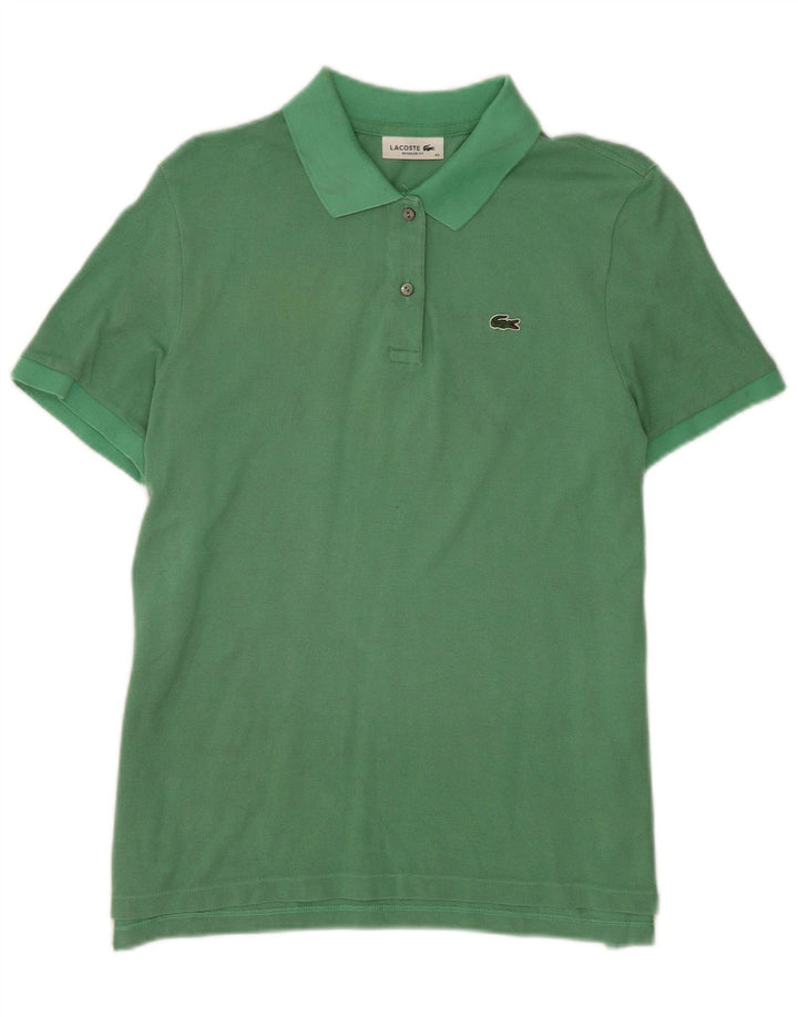 Lacoste Polo Femme Taille 42 Grand Coton Vert