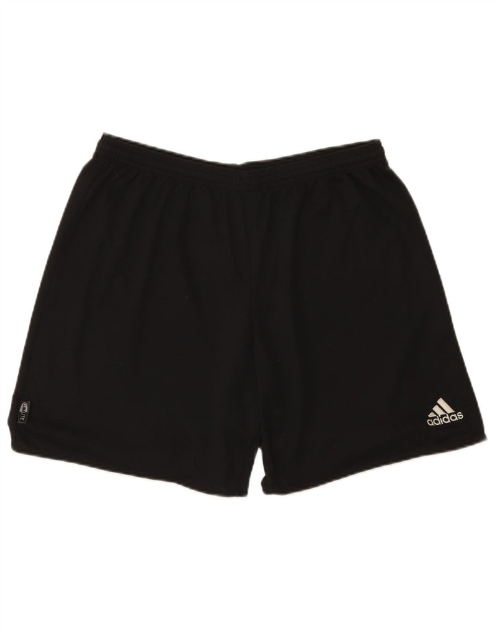 Adidas Short de sport Climalite pour homme, grand, noir, polyester