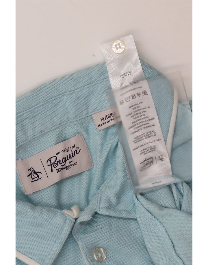 Penguin Polo Homme XL Bleu Coton