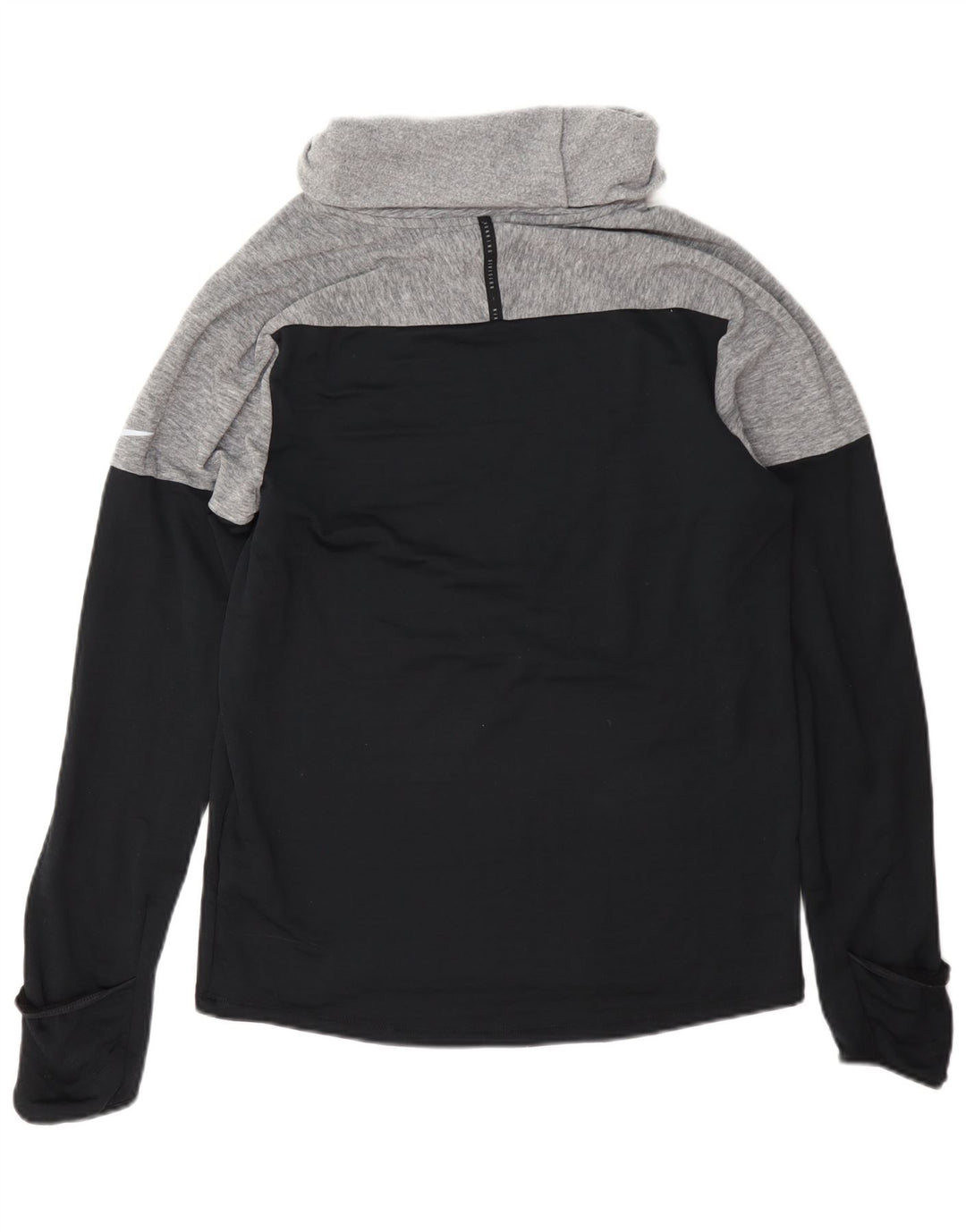 Nike Sweat-shirt à col roulé Therma-Fit pour femme - Taille S - Gris color block