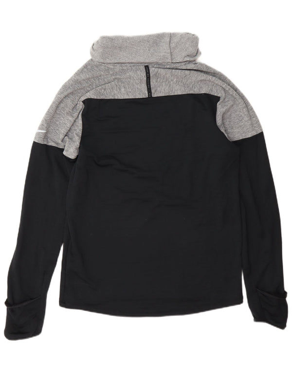 Nike Sweat-shirt à col roulé Therma-Fit pour femme - Taille S - Gris color block