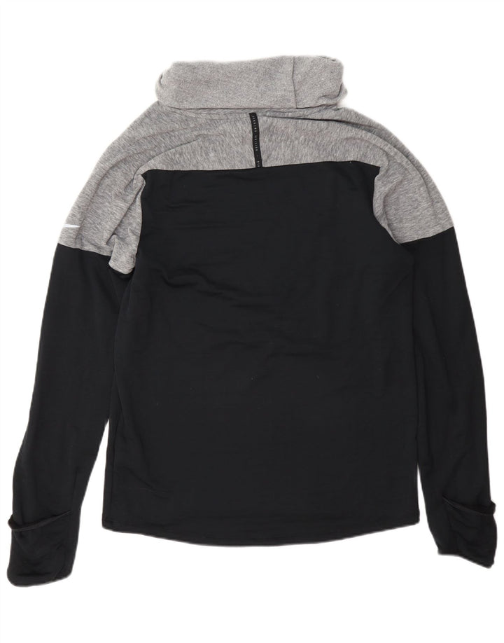 Nike Sweat-shirt à col roulé Therma-Fit pour femme - Taille S - Gris color block
