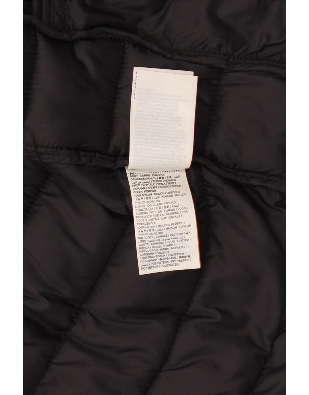 Superdry Veste matelassée pour homme UK 36 Petit nylon noir