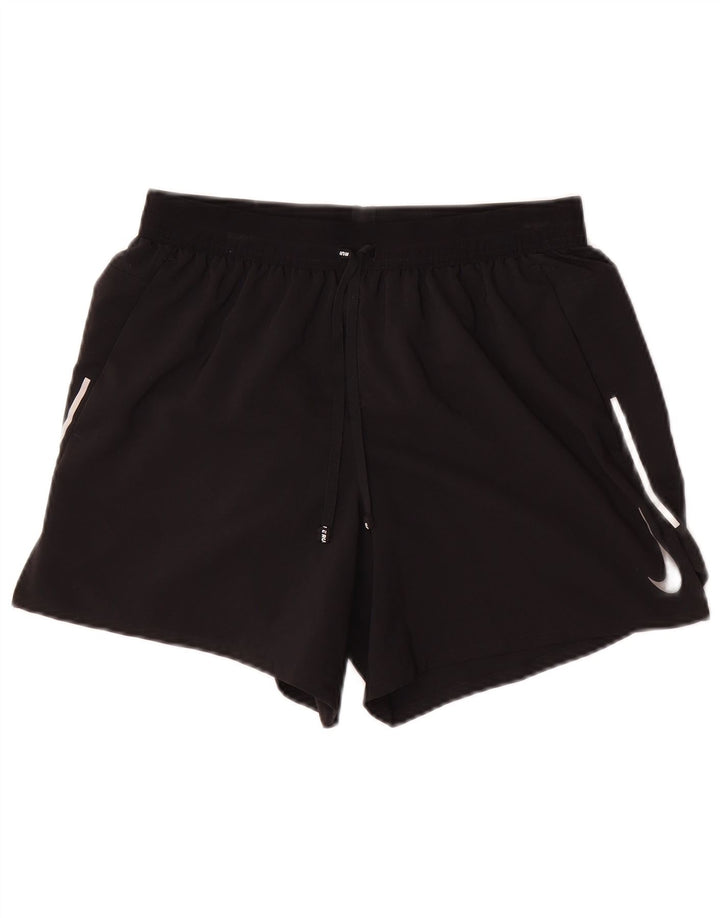 Nike Short de Sport Dri Fit Homme Noir Moyen