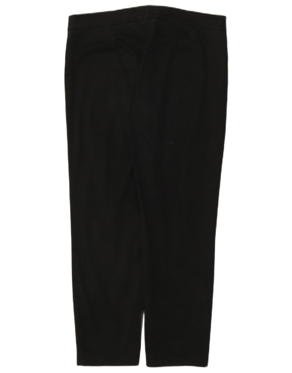 Marks & Spencer Pantalon décontracté court pour femme W34 L26 Coton noir