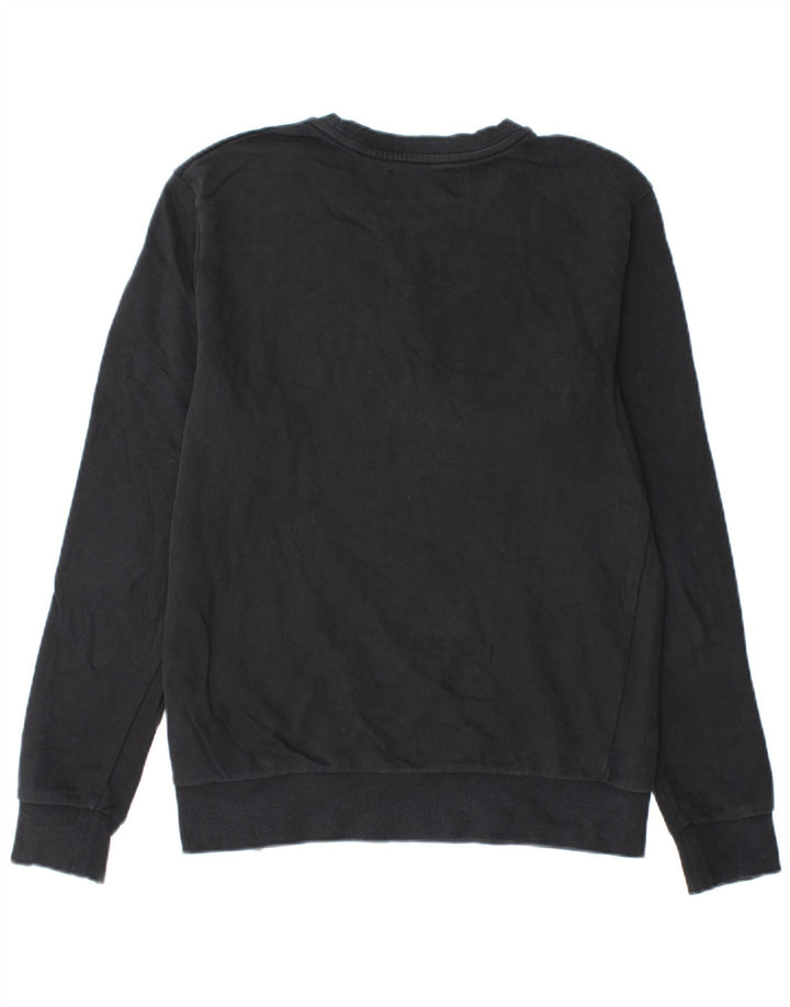 Calvin Klein Jeans Sweat-Shirt Graphique Homme Noir Moyen Coton