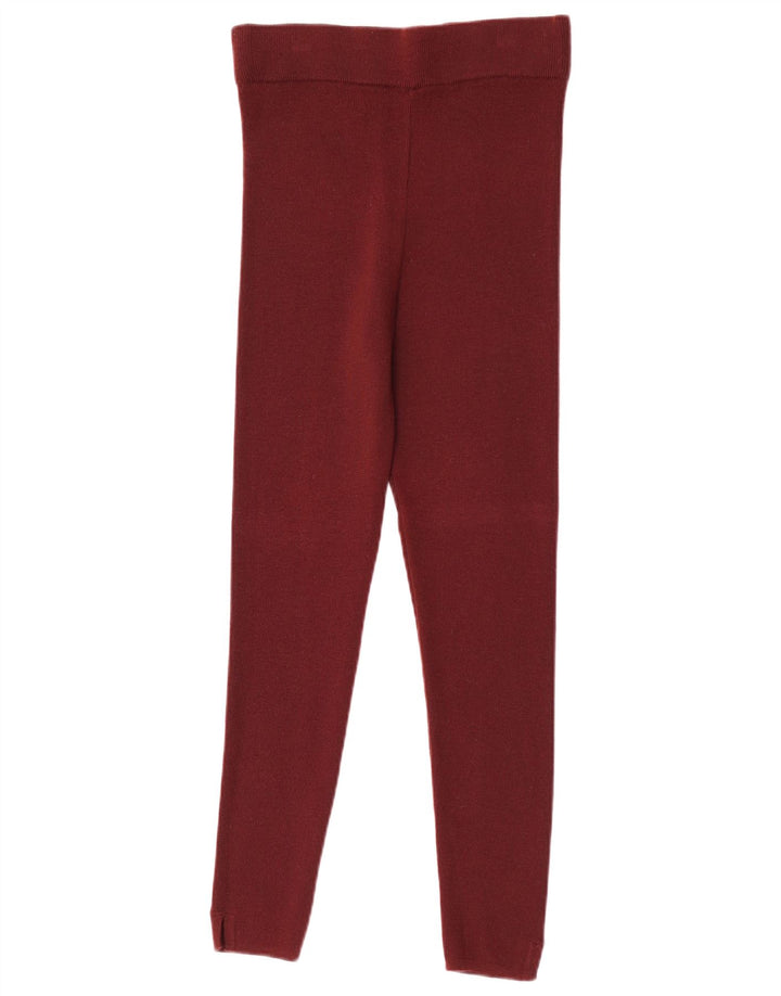 Dolce & Gabbana Leggings en tricot pour femme IT 42 laine marron moyen